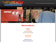 Tablet Screenshot of machineworkstucson.com